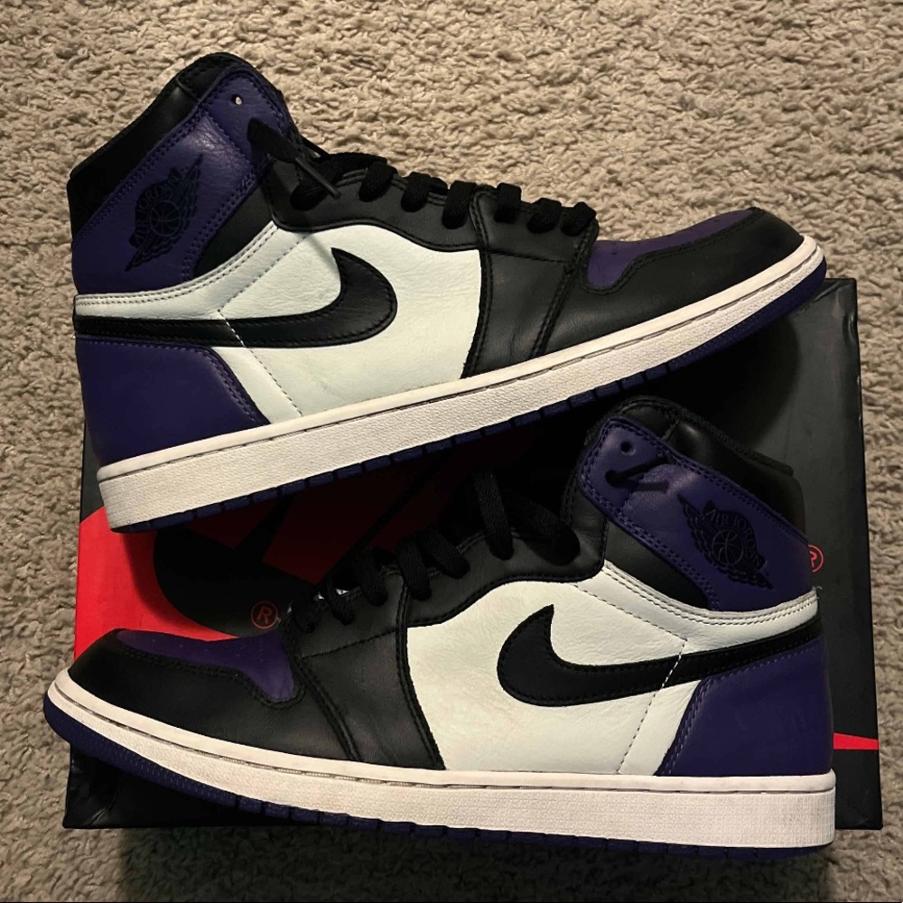 Jordan retro 1 court purples